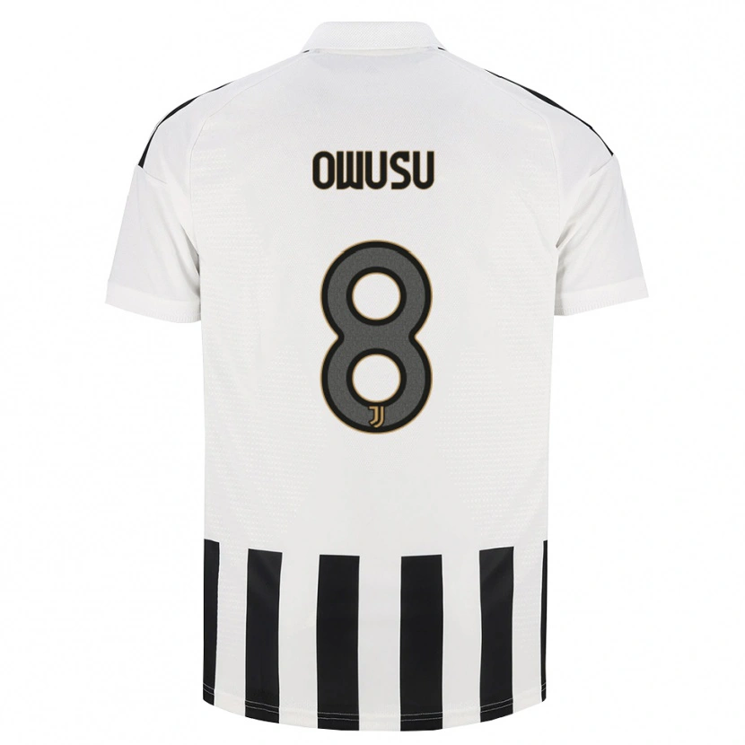 Danxen Femme Maillot Augusto Owusu #8 Noir Blanc Marron Tenues Domicile 2026/27 T-Shirt