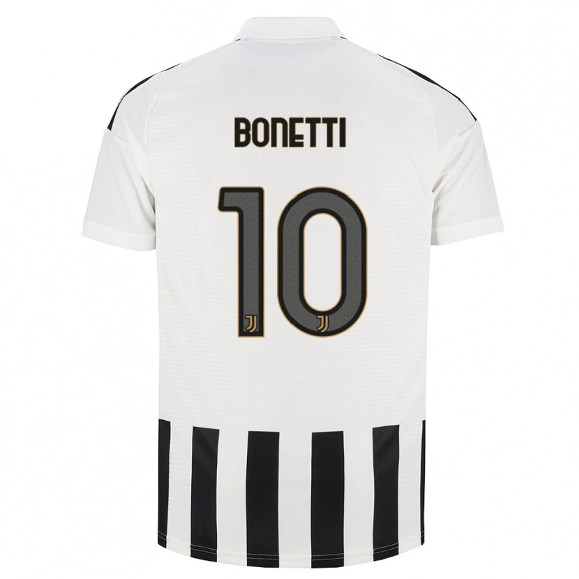 Danxen Femme Maillot Andrea Bonetti #10 Noir Blanc Marron Tenues Domicile 2026/27 T-Shirt