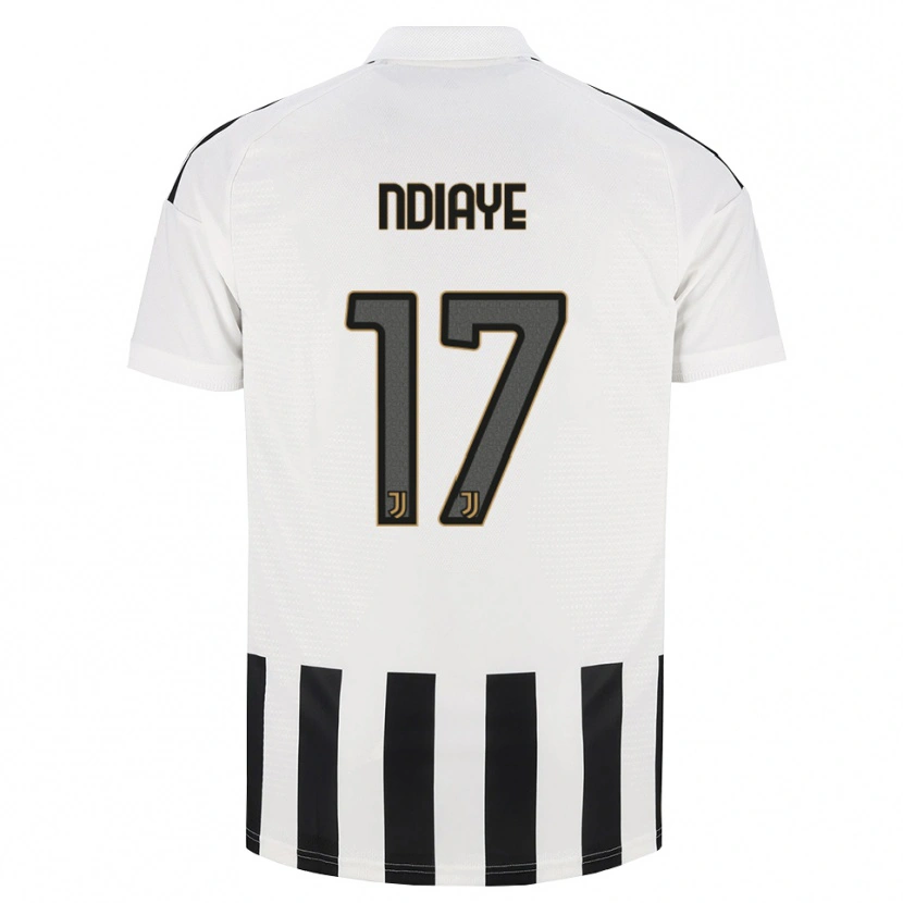 Danxen Femme Maillot Modou Ndiaye #17 Noir Blanc Marron Tenues Domicile 2026/27 T-Shirt