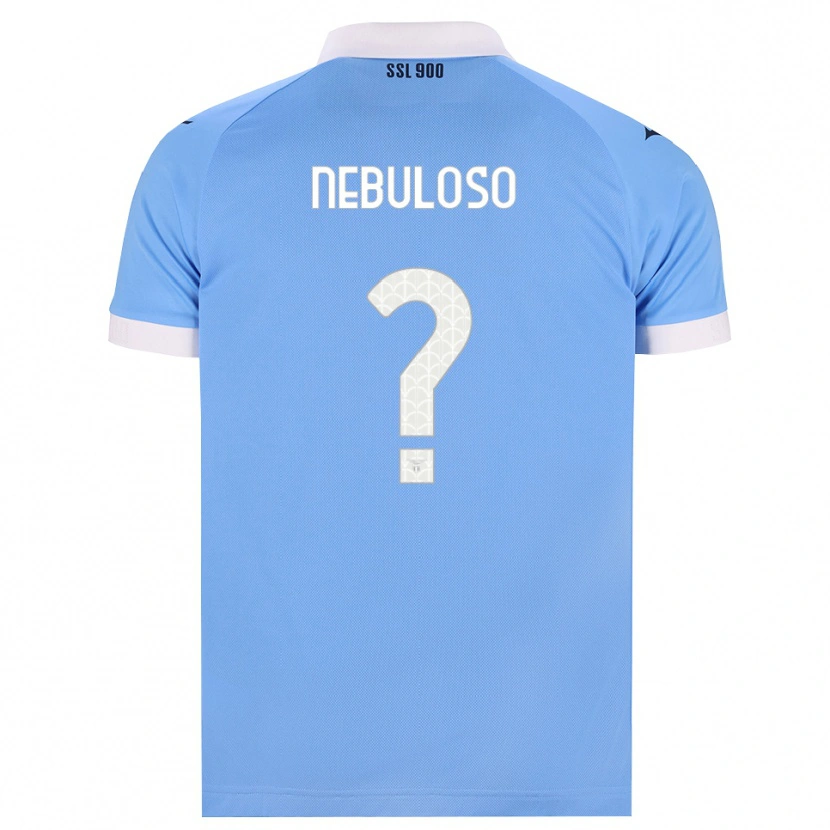 Danxen Femme Maillot Giulio Nebuloso #0 Bleu Ciel Noir Blanc Tenues Domicile 2026/27 T-Shirt