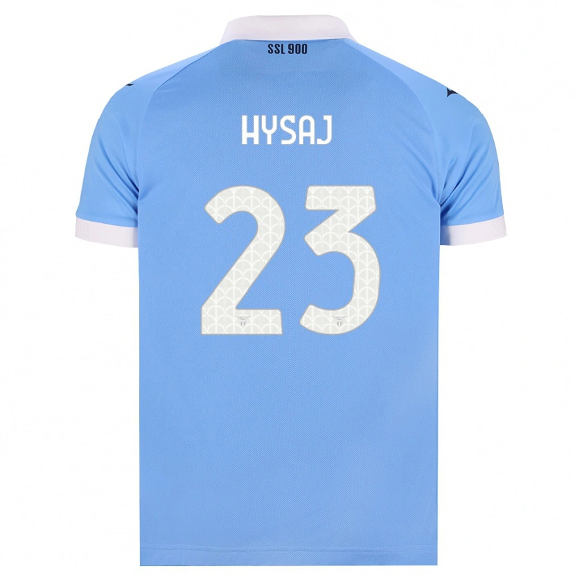 Danxen Femme Maillot Elseid Hysaj #23 Bleu Ciel Noir Blanc Tenues Domicile 2026/27 T-Shirt