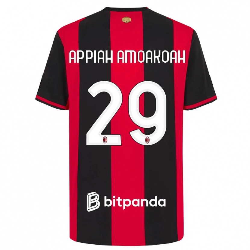 Danxen Femme Maillot Karen Appiah Amoakoah #29 Rouge Noir Blanc Tenues Domicile 2026/27 T-Shirt