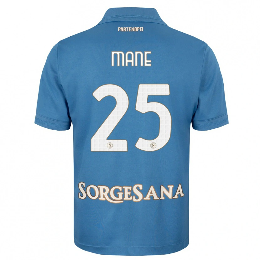 Danxen Femme Maillot Balla Mousa Mane #25 Bleu Brumeux Blanc Tenues Domicile 2026/27 T-Shirt