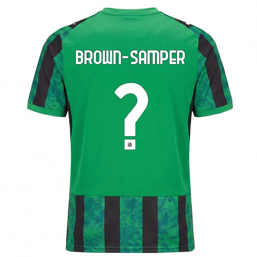 Danxen Femme Maillot Isaac Brown-Samper #0 Vert Noir Blanc Tenues Domicile 2026/27 T-Shirt