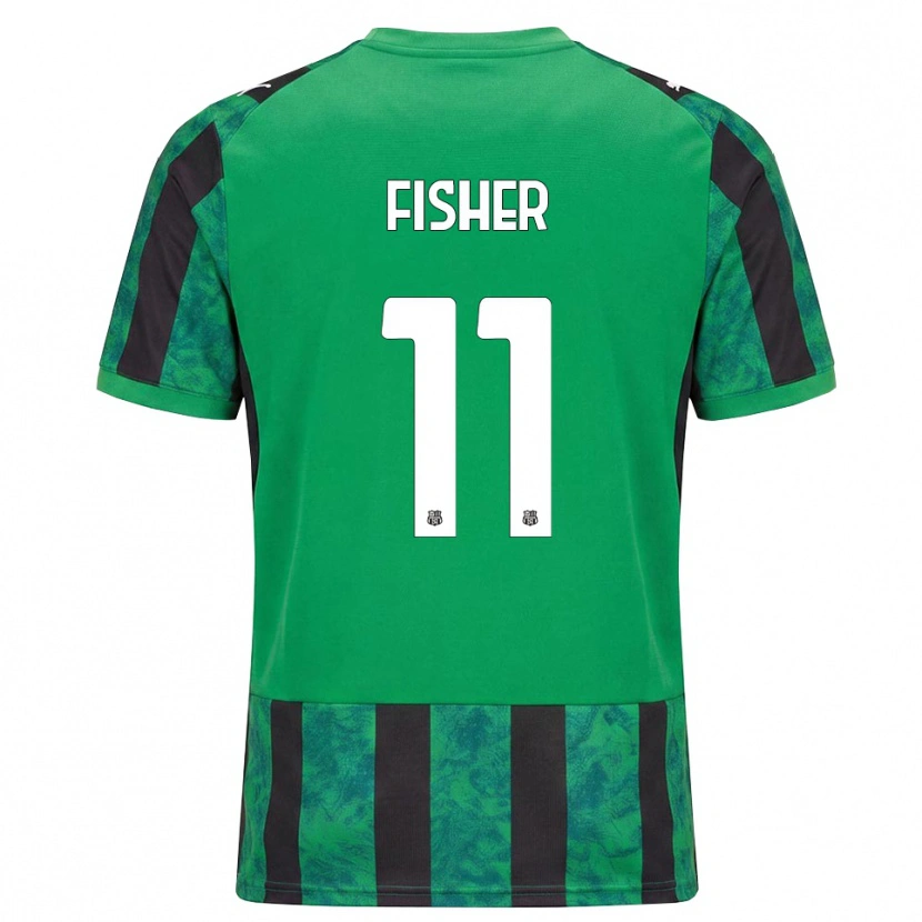 Danxen Femme Maillot Samantha Tru Fisher Conde #11 Vert Noir Blanc Tenues Domicile 2026/27 T-Shirt
