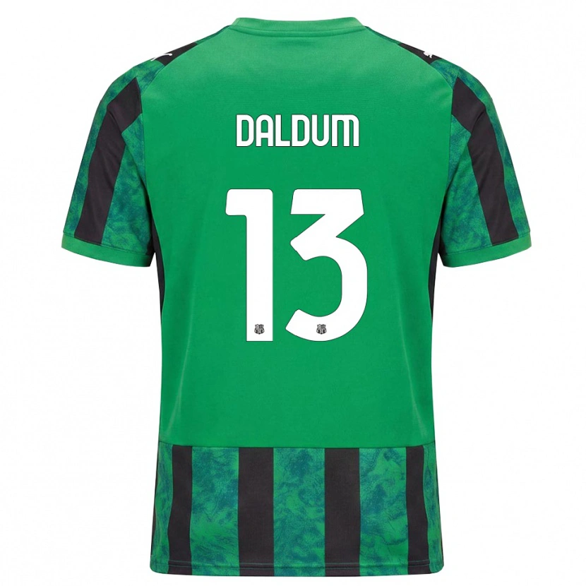 Danxen Femme Maillot Sonosi Daldum #13 Vert Noir Blanc Tenues Domicile 2026/27 T-Shirt