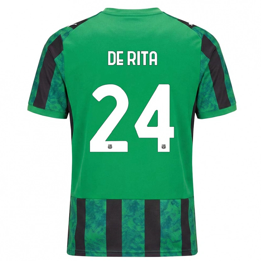 Danxen Femme Maillot Aurora De Rita #24 Vert Noir Blanc Tenues Domicile 2026/27 T-Shirt