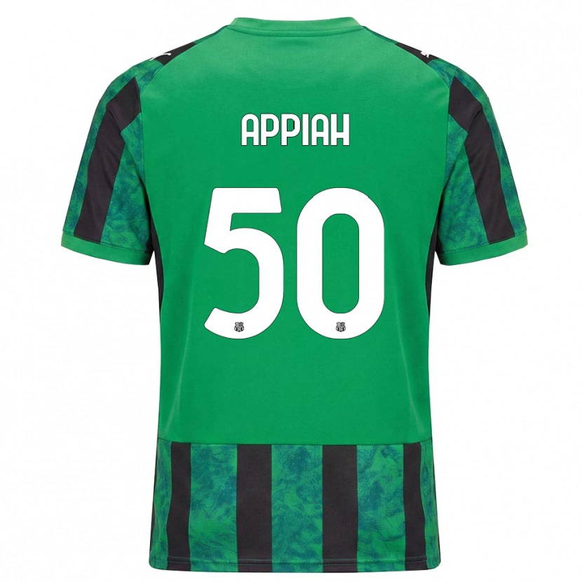 Danxen Femme Maillot Lorenzo Appiah #50 Vert Noir Blanc Tenues Domicile 2026/27 T-Shirt