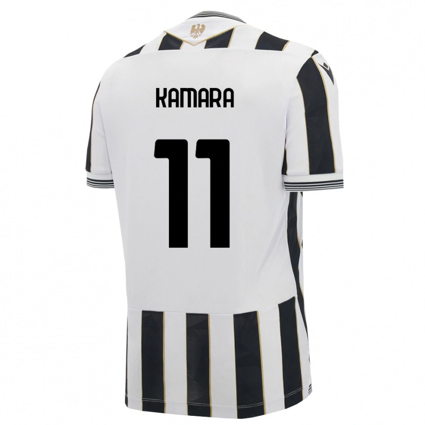 Danxen Femme Maillot Hassane Kamara #11 Noir Blanc Rose Tenues Domicile 2026/27 T-Shirt