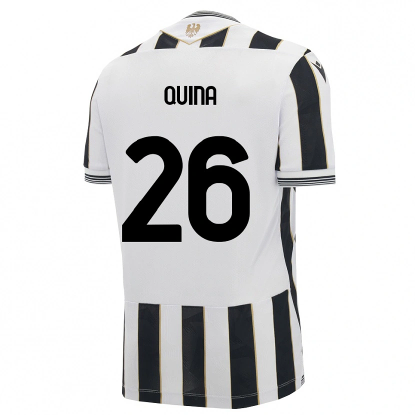Danxen Femme Maillot Domingos Quina #26 Noir Blanc Rose Tenues Domicile 2026/27 T-Shirt