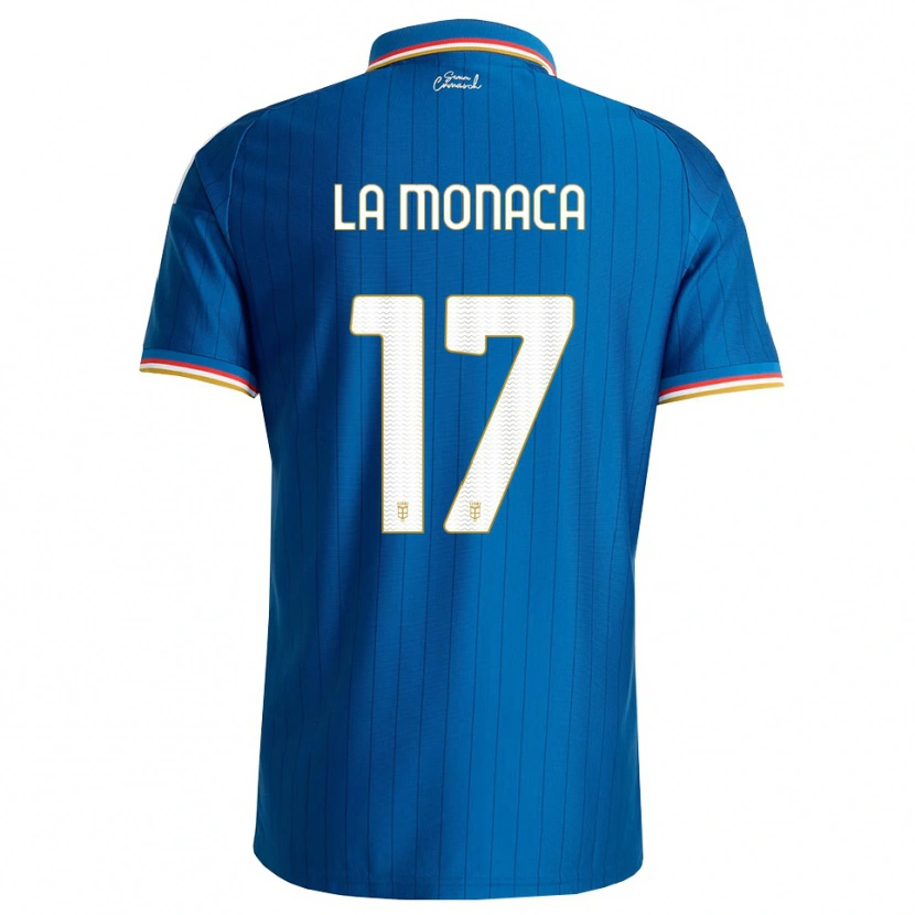 Danxen Femme Maillot Michael La Monaca #17 Bleu Blanc Rouge Tenues Domicile 2026/27 T-Shirt