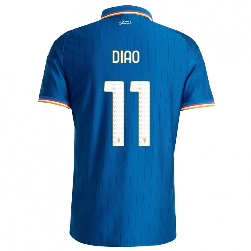 Danxen Femme Maillot Assane Diao #11 Bleu Blanc Rouge Tenues Domicile 2026/27 T-Shirt