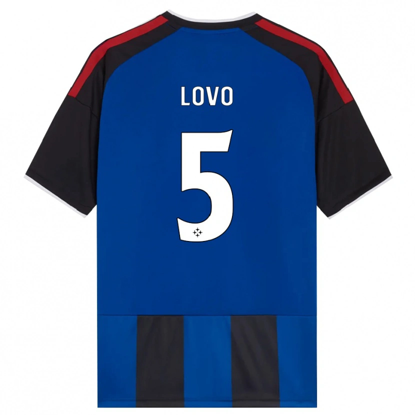 Danxen Femme Maillot Pietro Lovo #5 Noir Rouge Blanc Bleu Tenues Domicile 2026/27 T-Shirt