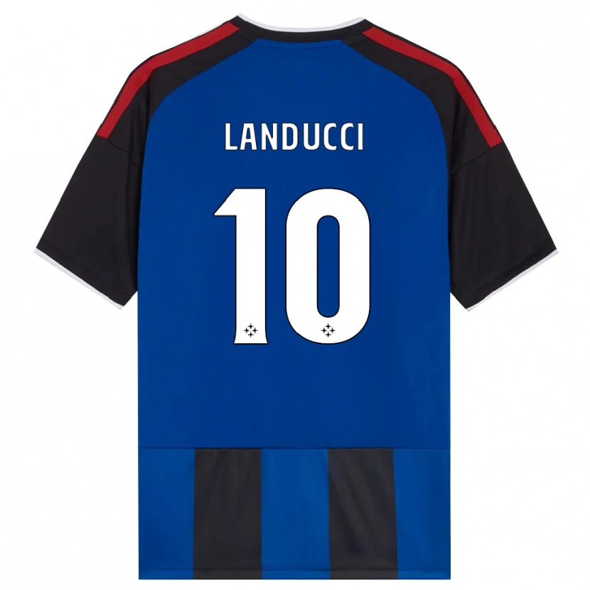 Danxen Femme Maillot Umberto Landucci #10 Noir Rouge Blanc Bleu Tenues Domicile 2026/27 T-Shirt