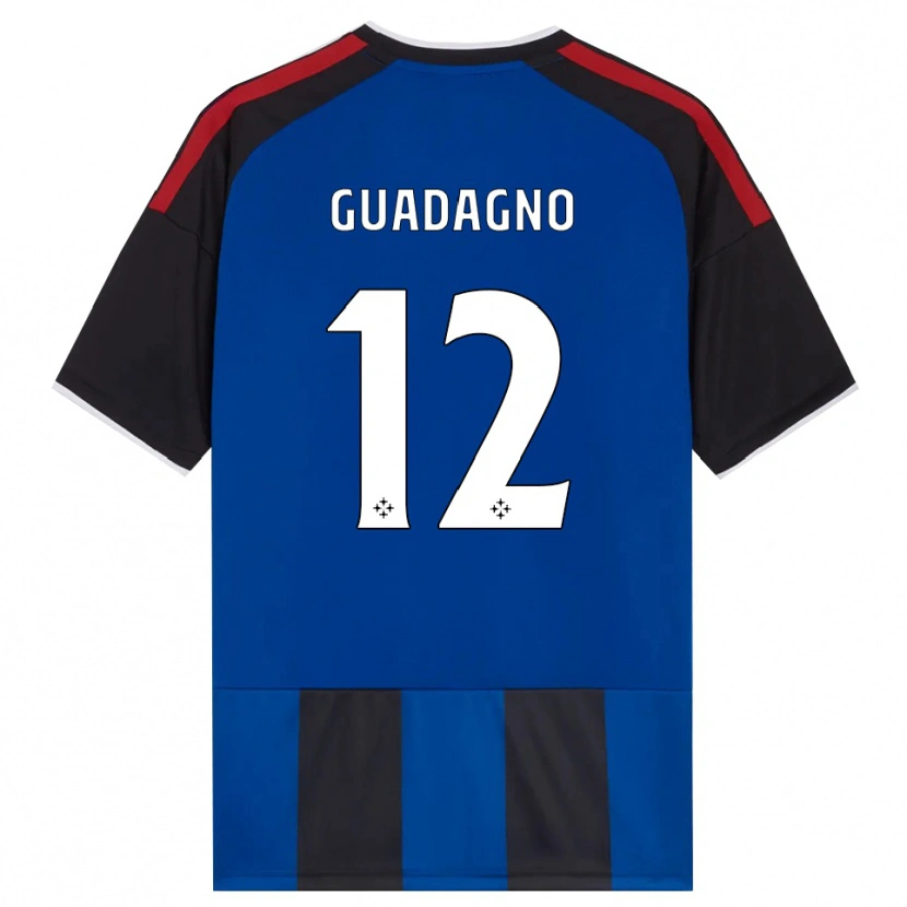 Danxen Femme Maillot Johan Guadagno #12 Noir Rouge Blanc Bleu Tenues Domicile 2026/27 T-Shirt