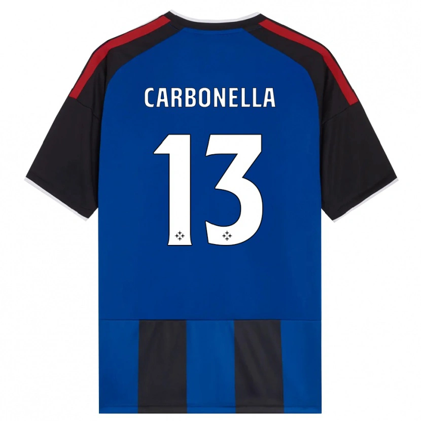 Danxen Femme Maillot Francesco Carbonella #13 Noir Rouge Blanc Bleu Tenues Domicile 2026/27 T-Shirt