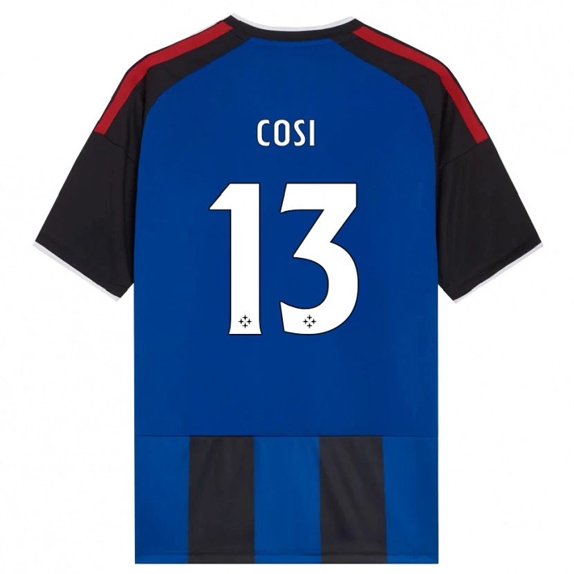 Danxen Femme Maillot Tommaso Cosi #13 Noir Rouge Blanc Bleu Tenues Domicile 2026/27 T-Shirt