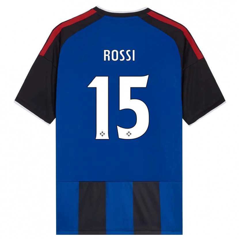 Danxen Femme Maillot Jacopo Rossi #15 Noir Rouge Blanc Bleu Tenues Domicile 2026/27 T-Shirt