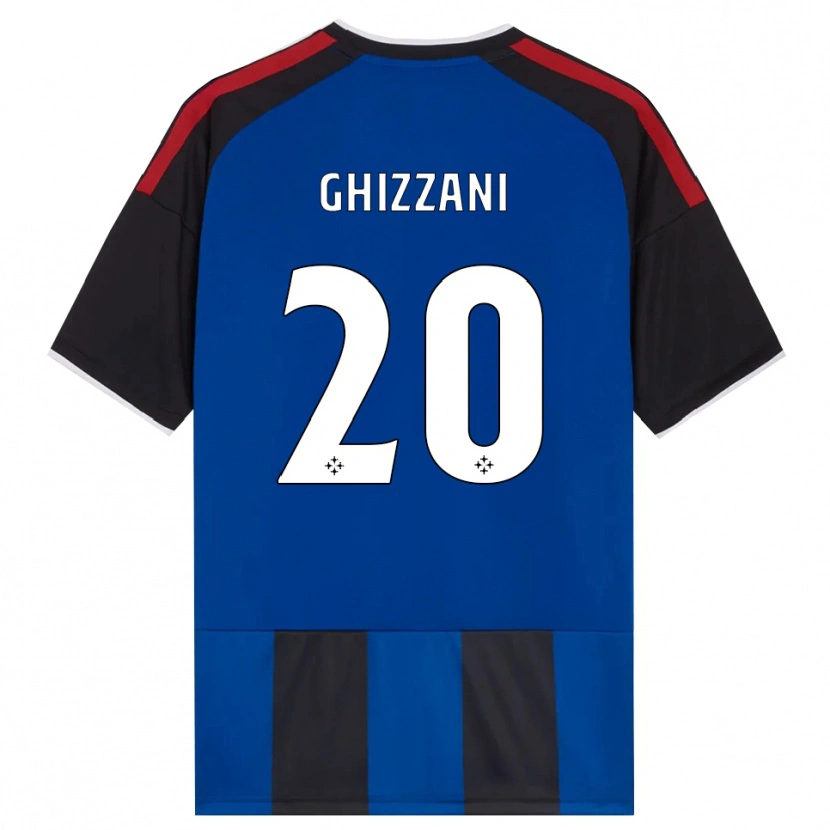 Danxen Femme Maillot Lapo Ghizzani #20 Noir Rouge Blanc Bleu Tenues Domicile 2026/27 T-Shirt