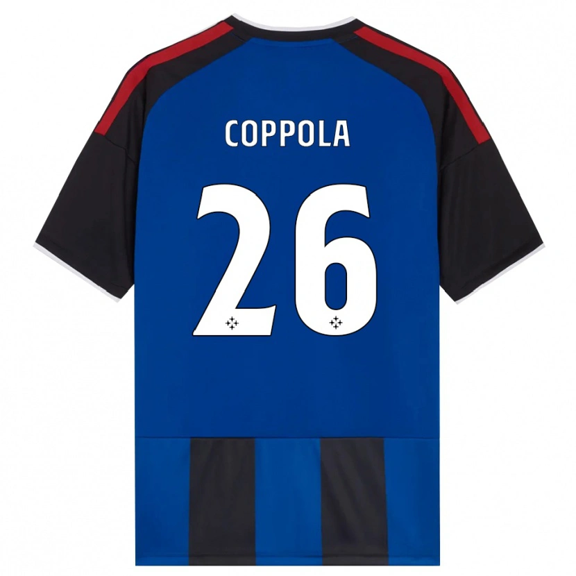 Danxen Femme Maillot Francesco Coppola #26 Noir Rouge Blanc Bleu Tenues Domicile 2026/27 T-Shirt