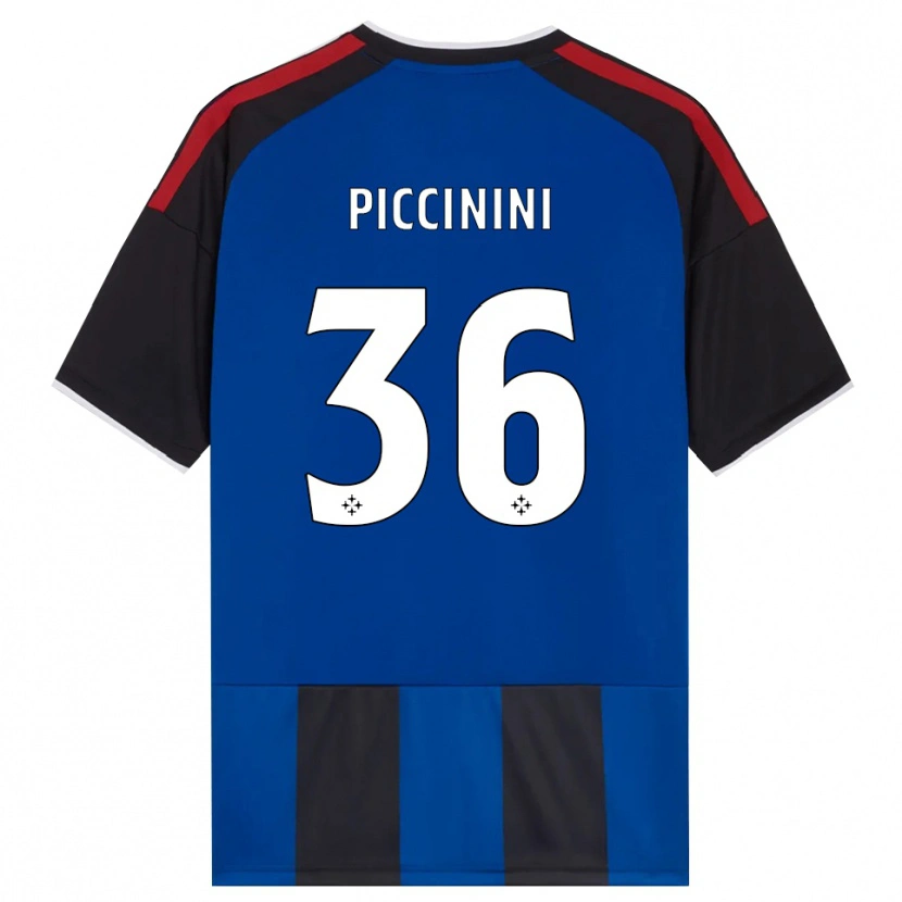 Danxen Femme Maillot Gabriele Piccinini #36 Noir Rouge Blanc Bleu Tenues Domicile 2026/27 T-Shirt