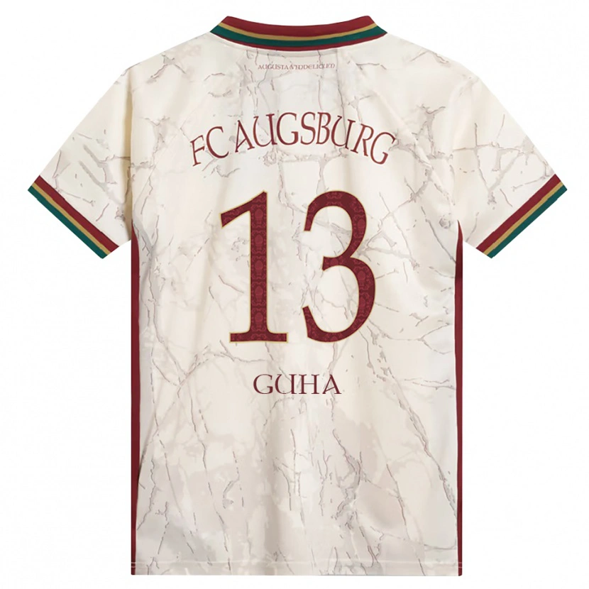 Danxen Femme Maillot Felix Guha #13 Vert Riz Blanc Bourgogne Tenues Domicile 2026/27 T-Shirt