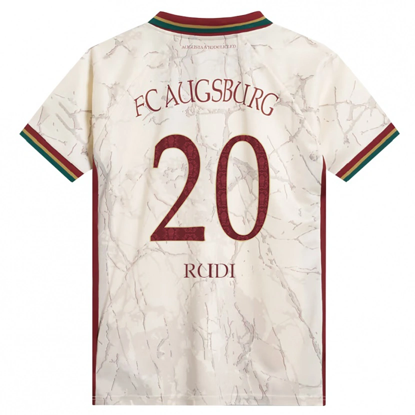Danxen Femme Maillot Rafael Rudi #20 Vert Riz Blanc Bourgogne Tenues Domicile 2026/27 T-Shirt