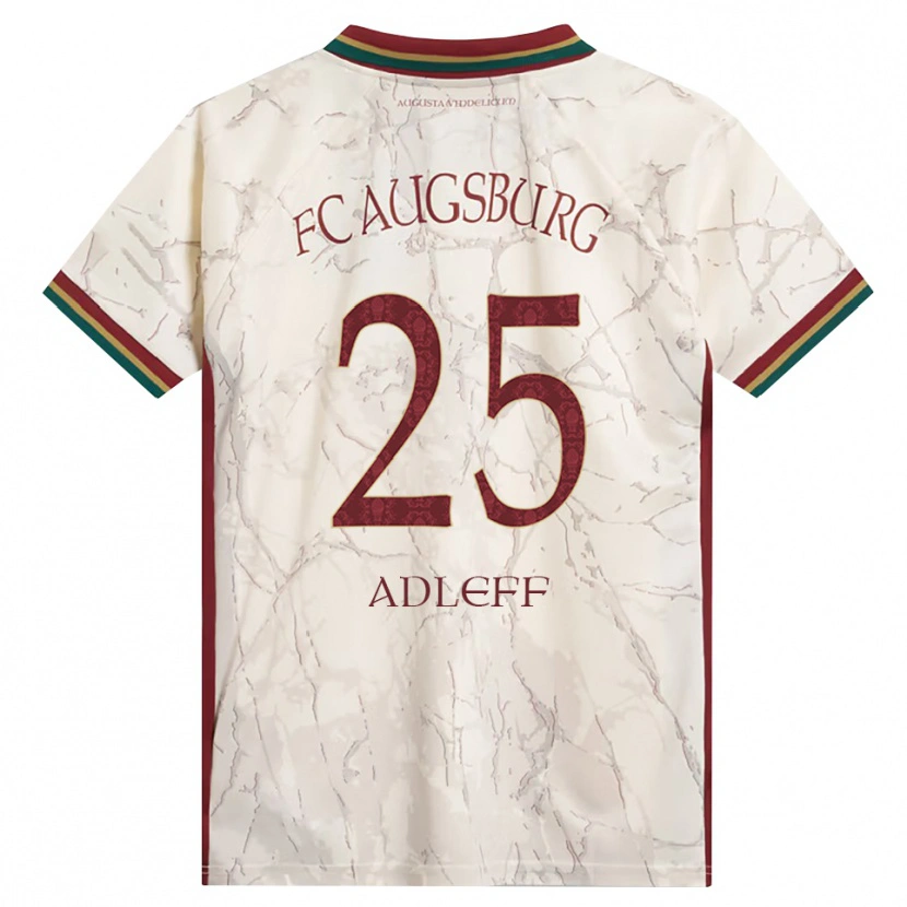 Danxen Femme Maillot Milo Adleff #25 Vert Riz Blanc Bourgogne Tenues Domicile 2026/27 T-Shirt