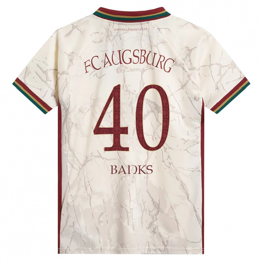 Danxen Femme Maillot Noahkai Banks #40 Vert Riz Blanc Bourgogne Tenues Domicile 2026/27 T-Shirt