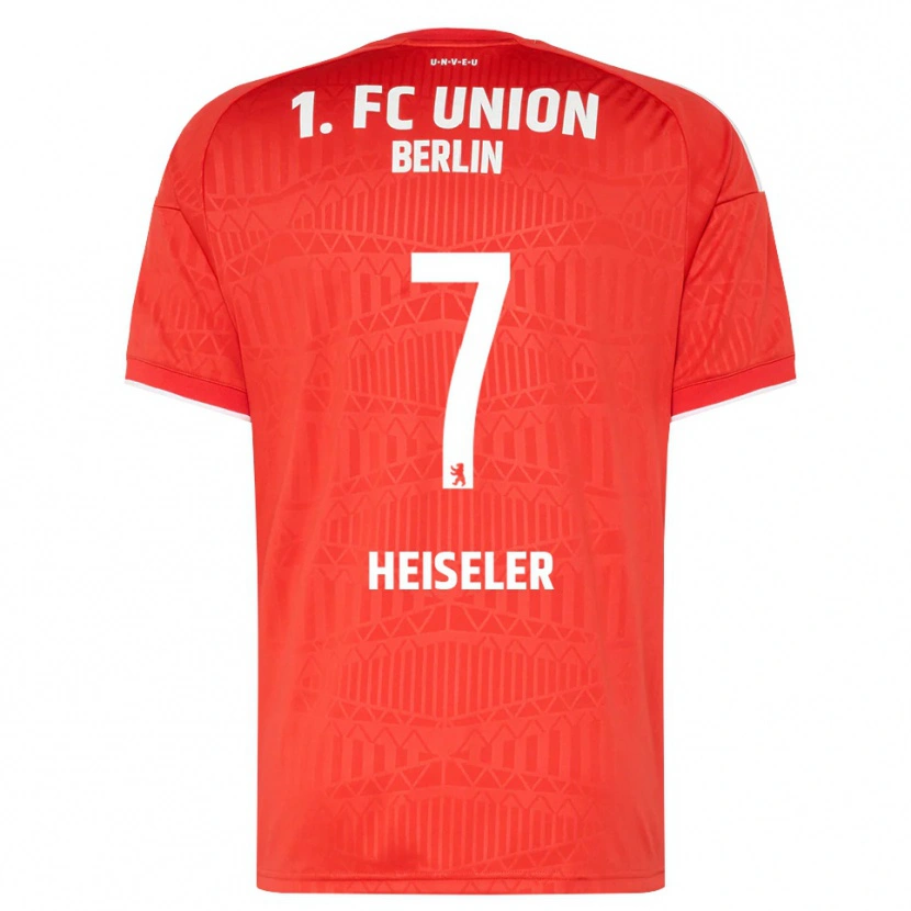 Danxen Femme Maillot Lisa Heiseler #7 Rouge Blanc Tenues Domicile 2026/27 T-Shirt