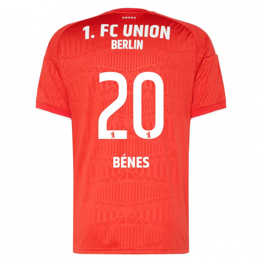 Danxen Femme Maillot Laszlo Benes #20 Rouge Blanc Tenues Domicile 2026/27 T-Shirt