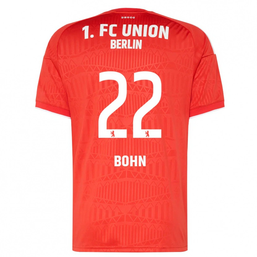Danxen Femme Maillot Oskar Bohn #22 Rouge Blanc Tenues Domicile 2026/27 T-Shirt