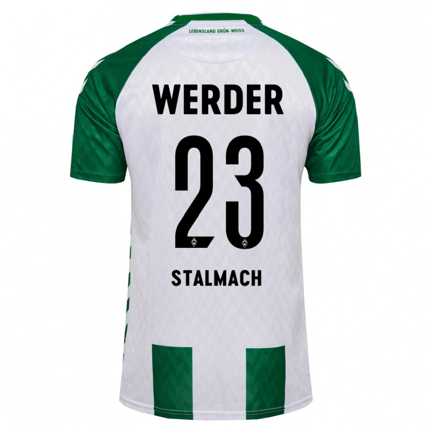 Danxen Femme Maillot Dariusz Stalmach #23 Vert Blanc Tenues Domicile 2026/27 T-Shirt