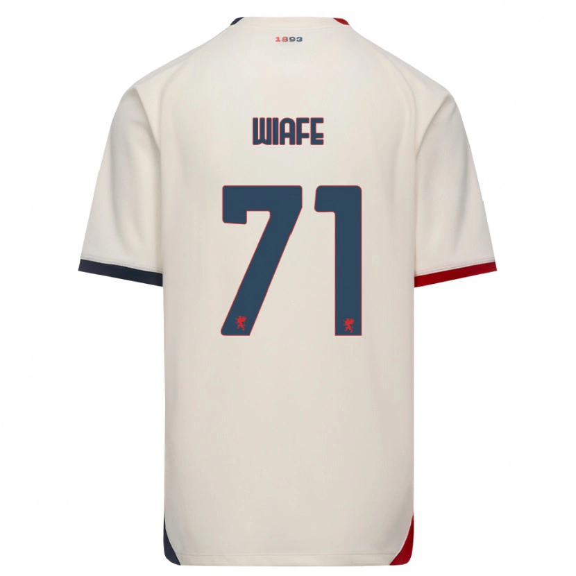 Danxen Femme Maillot Samuel Wiafe #71 Blanc Cassé Rouge Tenues Extérieur 2026/27 T-Shirt