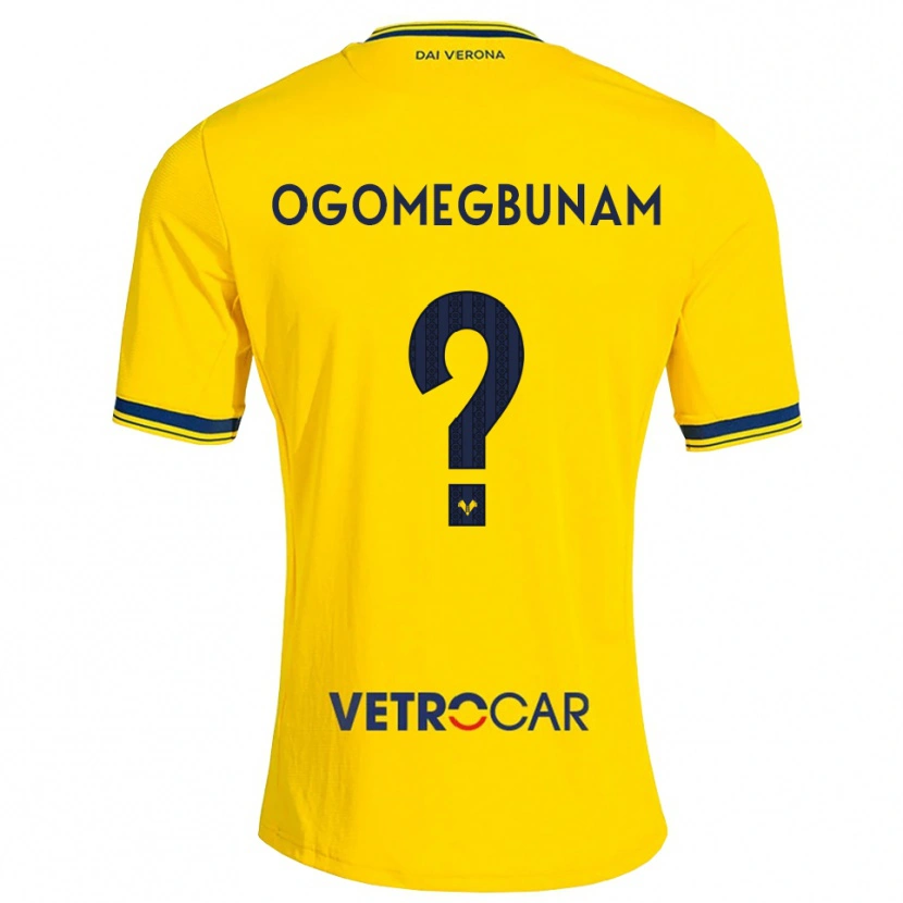 Danxen Femme Maillot Izu Ogomegbunam #0 Jaune Rouge Tenues Extérieur 2026/27 T-Shirt