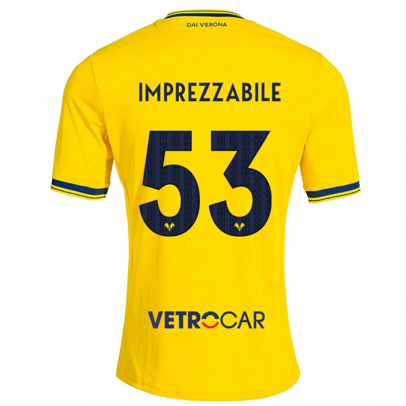 Danxen Femme Maillot Francesca Imprezzabile #53 Jaune Rouge Tenues Extérieur 2026/27 T-Shirt