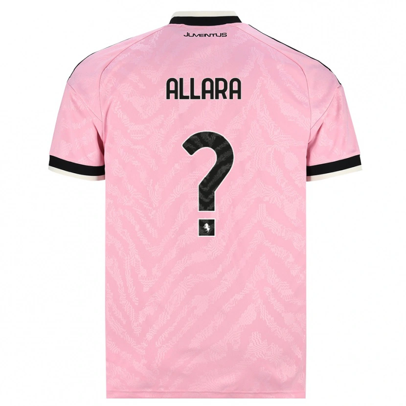 Danxen Femme Maillot Lorenzo Allara #0 Rose Noir Tenues Extérieur 2026/27 T-Shirt