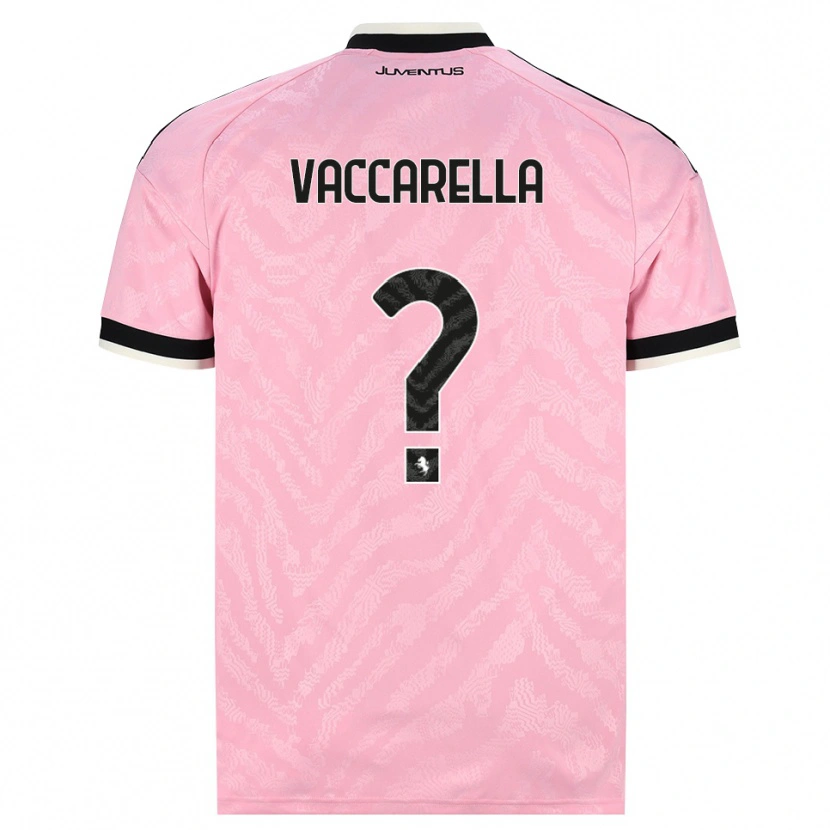 Danxen Femme Maillot Marco Vaccarella #0 Rose Noir Tenues Extérieur 2026/27 T-Shirt