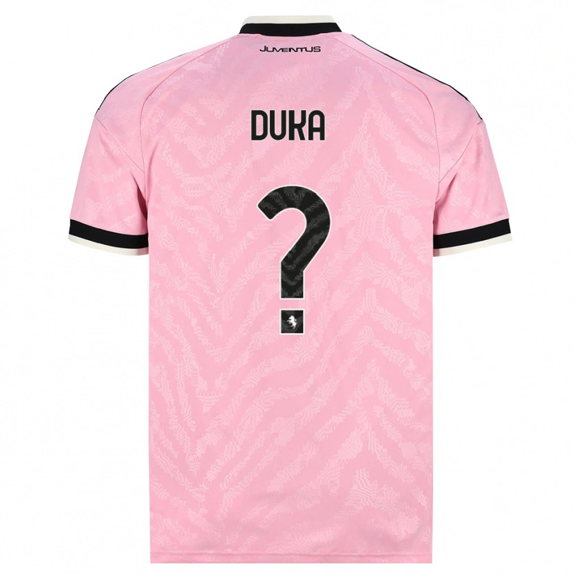 Danxen Femme Maillot Deni Duka #0 Rose Noir Tenues Extérieur 2026/27 T-Shirt