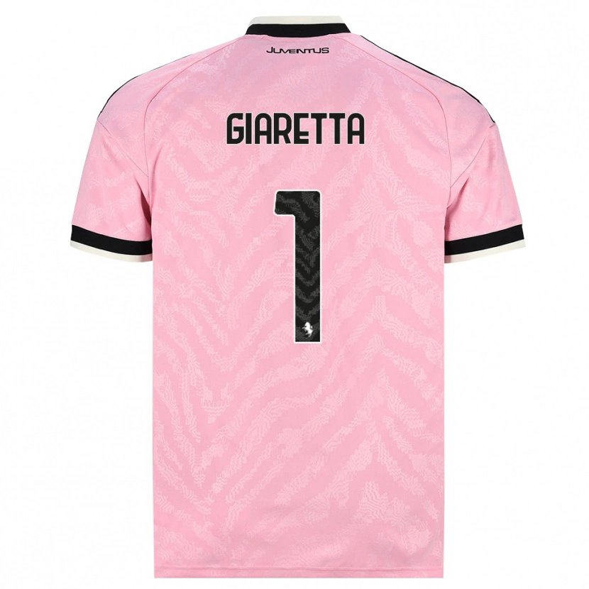 Danxen Femme Maillot Emanuele Giaretta #1 Rose Noir Tenues Extérieur 2026/27 T-Shirt