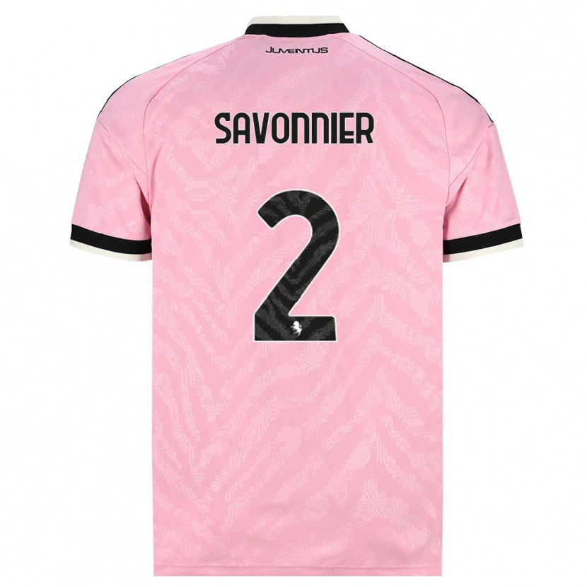 Danxen Femme Maillot Nelson Savonnier #2 Rose Noir Tenues Extérieur 2026/27 T-Shirt