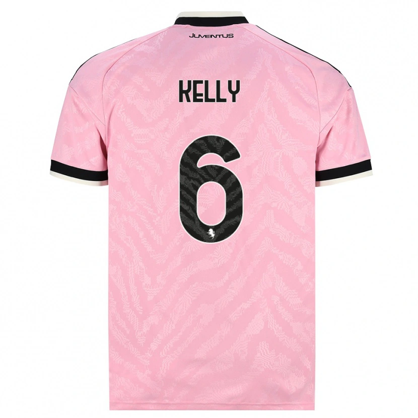Danxen Femme Maillot Lloyd Kelly #6 Rose Noir Tenues Extérieur 2026/27 T-Shirt