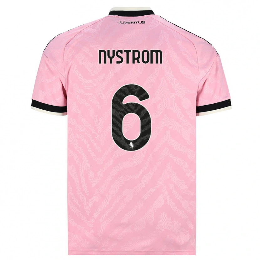 Danxen Femme Maillot Paulina Nyström #6 Rose Noir Tenues Extérieur 2026/27 T-Shirt