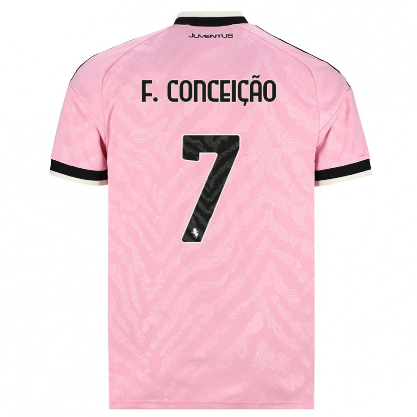 Danxen Femme Maillot Francisco Conceição #7 Rose Noir Tenues Extérieur 2026/27 T-Shirt