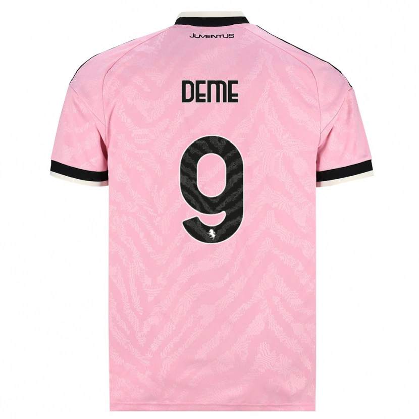Danxen Femme Maillot Serigne Deme #9 Rose Noir Tenues Extérieur 2026/27 T-Shirt