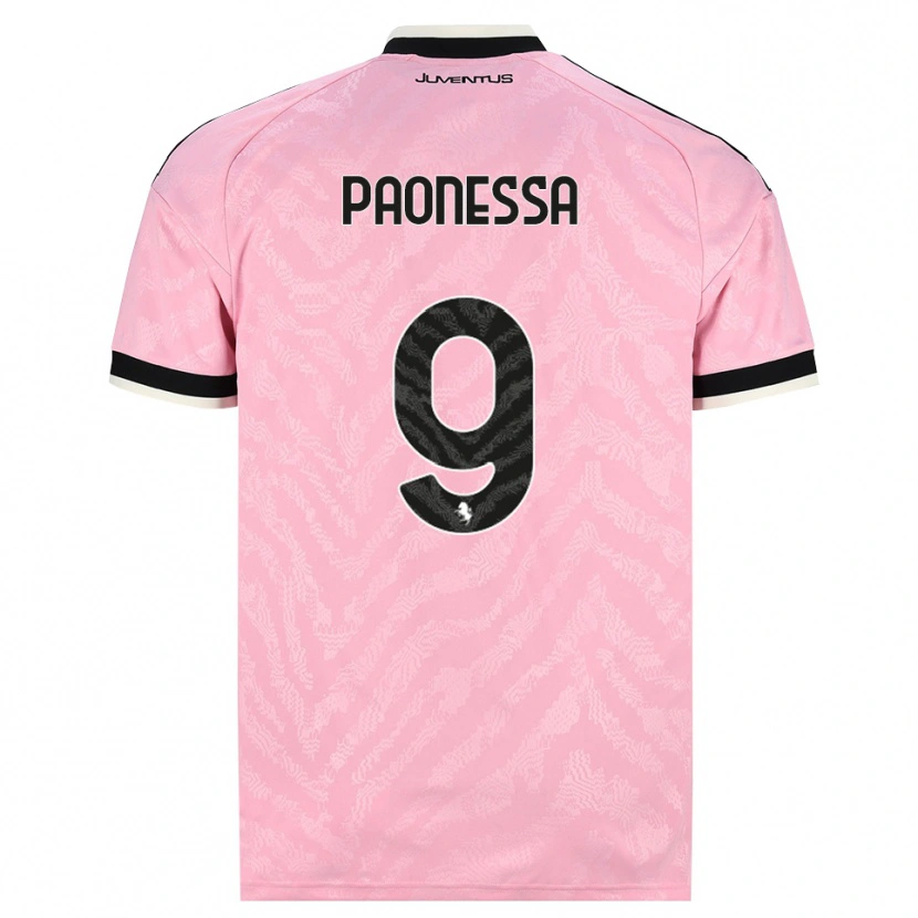 Danxen Femme Maillot Riccardo Paonessa #9 Rose Noir Tenues Extérieur 2026/27 T-Shirt