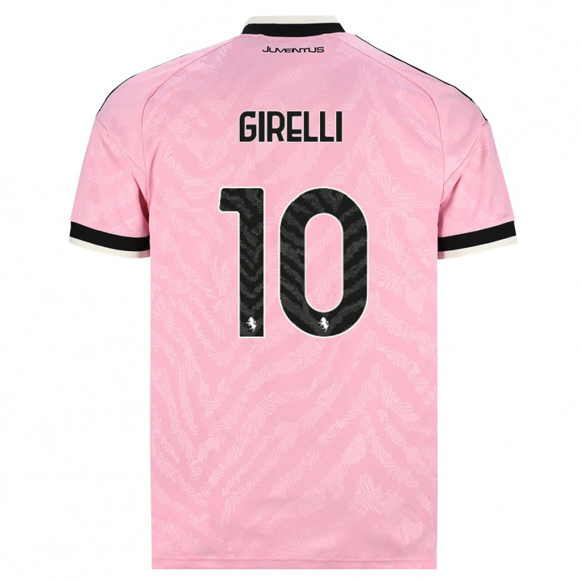 Danxen Femme Maillot Cristiana Girelli #10 Rose Noir Tenues Extérieur 2026/27 T-Shirt