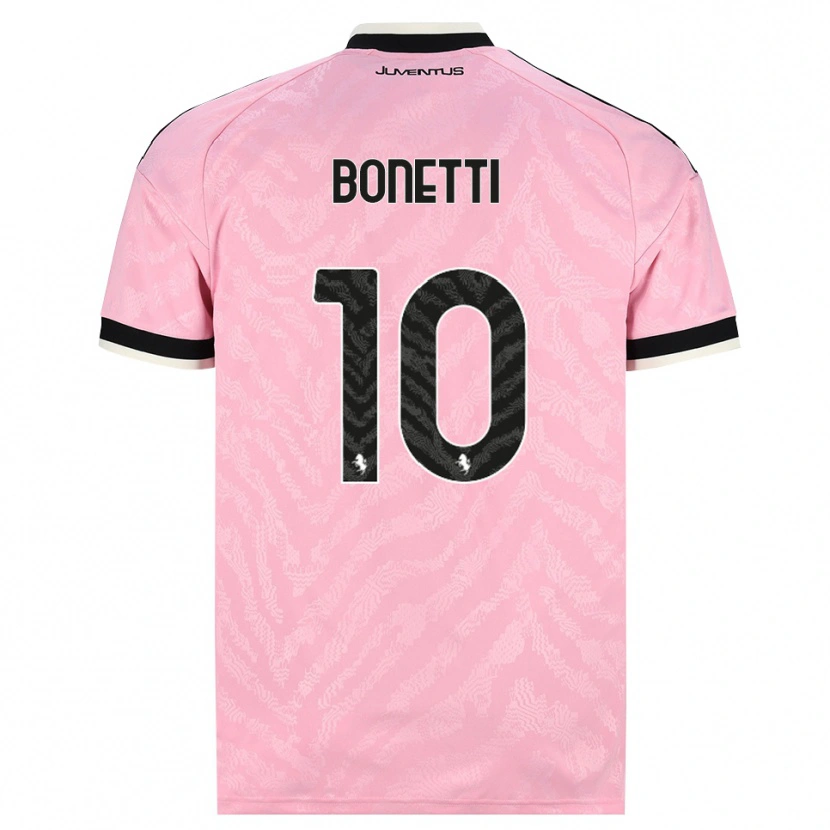 Danxen Femme Maillot Andrea Bonetti #10 Rose Noir Tenues Extérieur 2026/27 T-Shirt