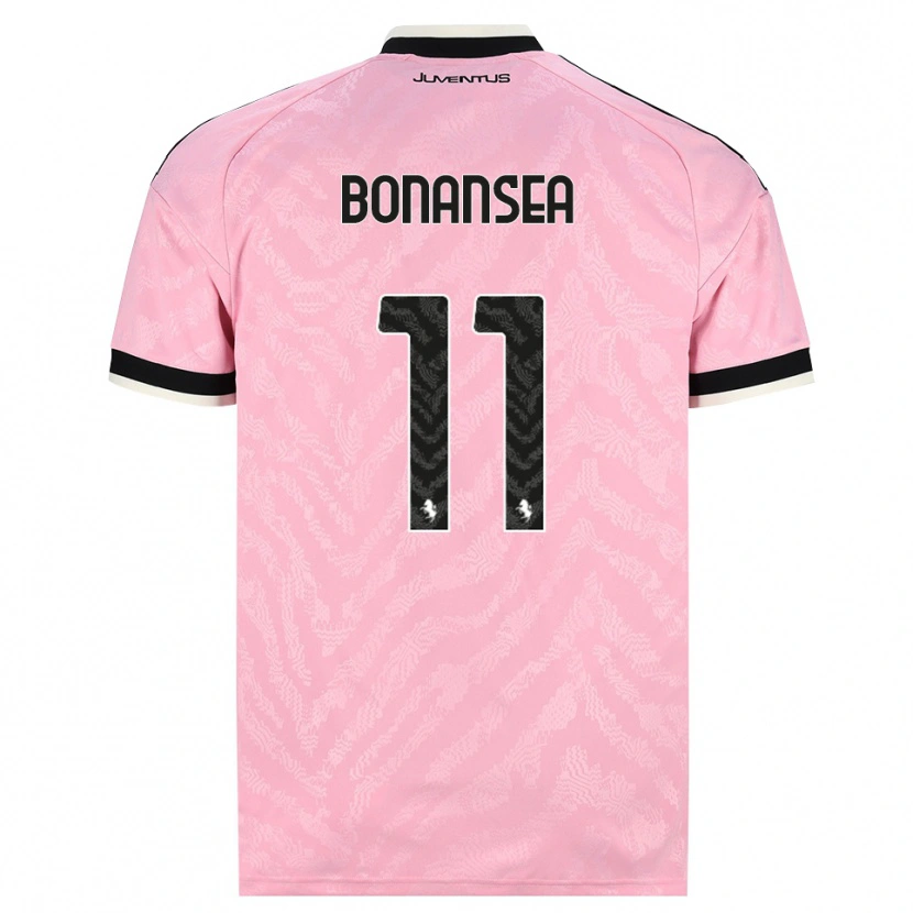 Danxen Femme Maillot Barbara Bonansea #11 Rose Noir Tenues Extérieur 2026/27 T-Shirt
