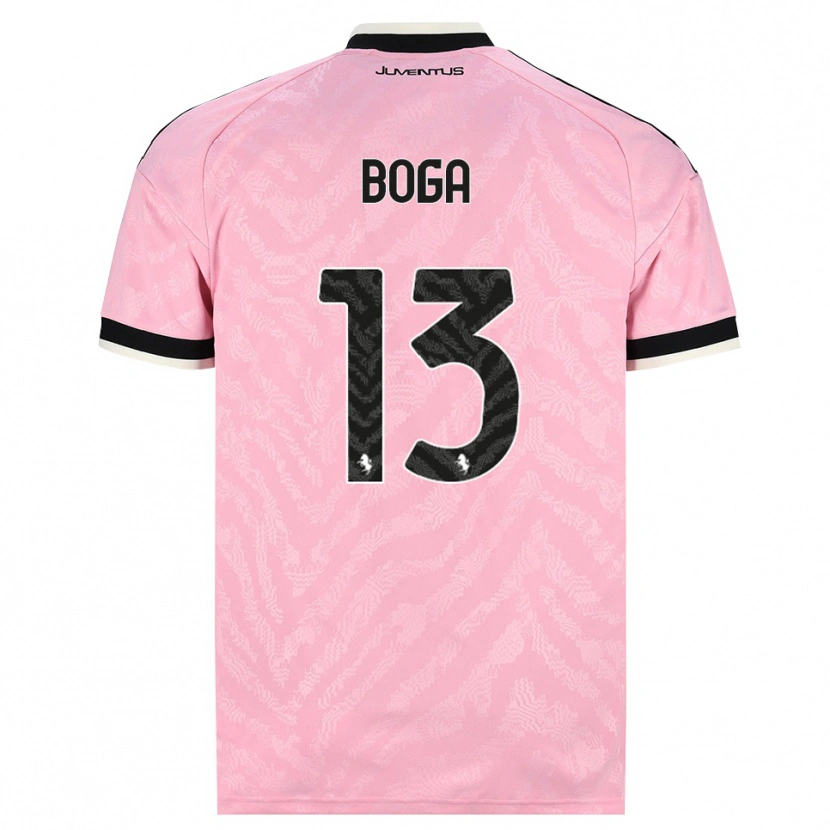 Danxen Femme Maillot Jérémie Boga #13 Rose Noir Tenues Extérieur 2026/27 T-Shirt